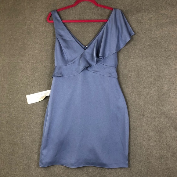 BCBG maxazria Ruffle Shift Dress size S - Picture 2 of 12